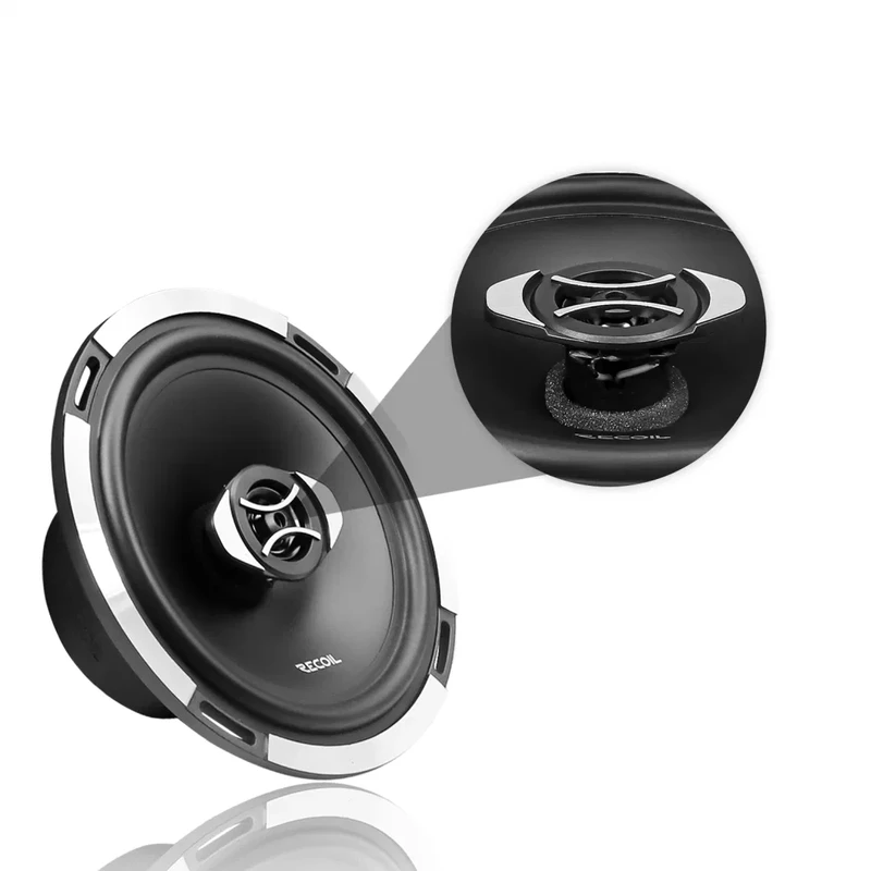 Edge Spx65 Level-2 Series 6.5-Inch 2-Way 4-Ohm Car Audio Coaxial Speaker System