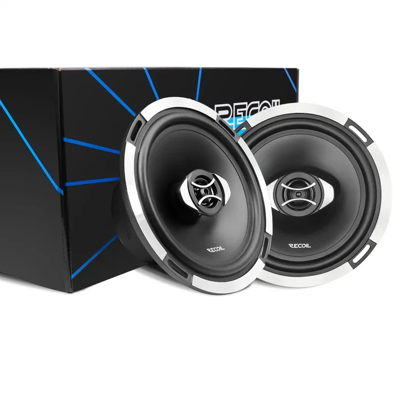 Edge Spx65 Level-2 Series 6.5-Inch 2-Way 4-Ohm Car Audio Coaxial Speaker System