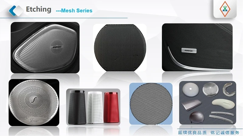 Manufacturer Customized ABS Frame Metal Car Speaker Mesh