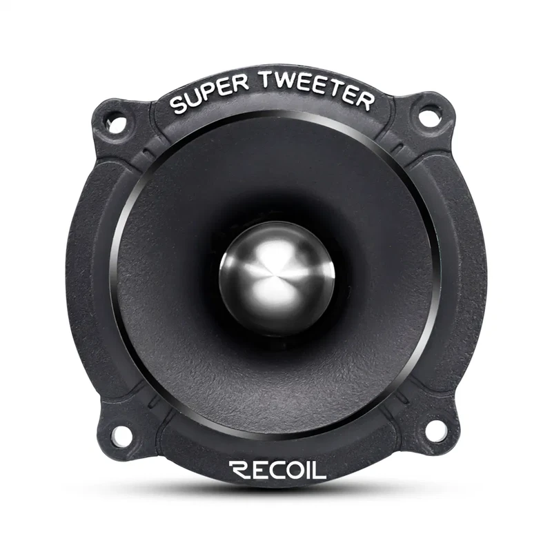 Edge Tw380 Bullet Super Tweeters, 1.5-Inch High-Temperature Kapton Voice Coil, Aluminum Frame and Diaphragm, 720 Watts Max, 360 Watts RMS, 4&Omega;