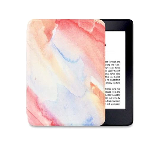 Fashionable watercolor cover for Kindle Paperwhite 4