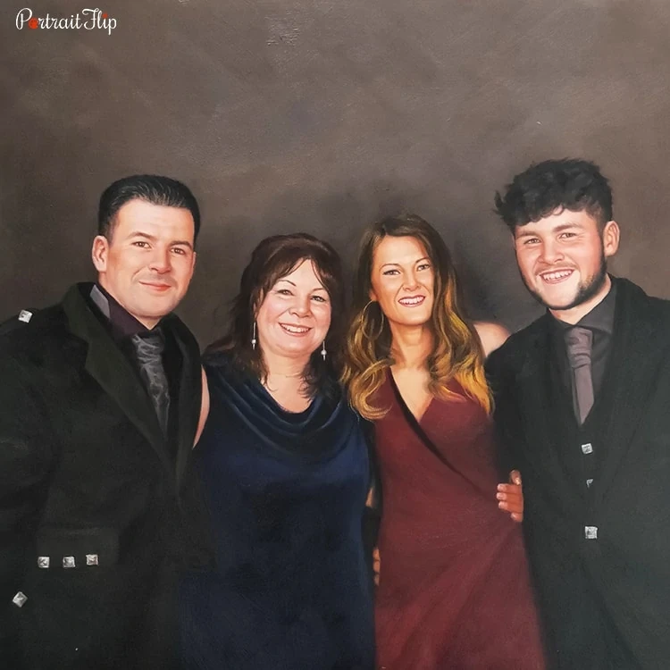 Family Acrylic Portraits