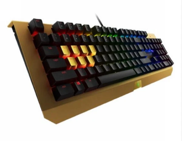 限量2000套：RAZER 雷蛇 推出 BLACKWIDOW X CHROMA 黑寡妇蜘蛛X幻彩 耀金版键盘