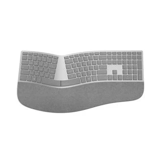 Microsoft Ergonomic Surface Keyboard on white background